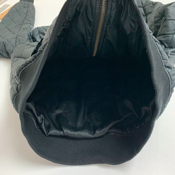 Volcom Flight Jacket Womens S Small Black Full Zip Insulated Quilted Bomber - Picture 11 of 16